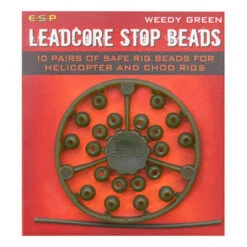 ESP Leadcore Stop Beads Weedy Green