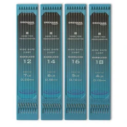 Drennan Hooks To Nylon Wide Gape Carp 12