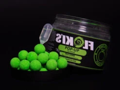 Pop-up Fluor Green Fresh Apple 7 Pop-up Fluor Green Fresh Apple -Vissen Winkel flokis baits pop up fluor green fresh apple 2